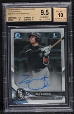 2018 Bowman Draft Chrome Pick Nick Madrigal #CDA-NM BGS 9.5 GEM MINT Auto 03ns