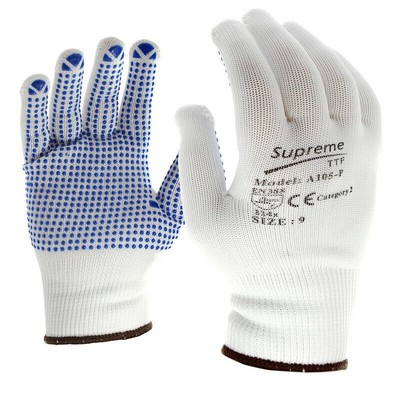 Handling Work Safety Gloves with anti slip dotted Palm Picking & Packer