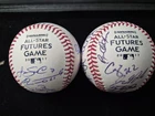 Set of 2017 VLADIMIR GUERRERO JR KYLE TUCKER Team Autographed Signed Baseballs