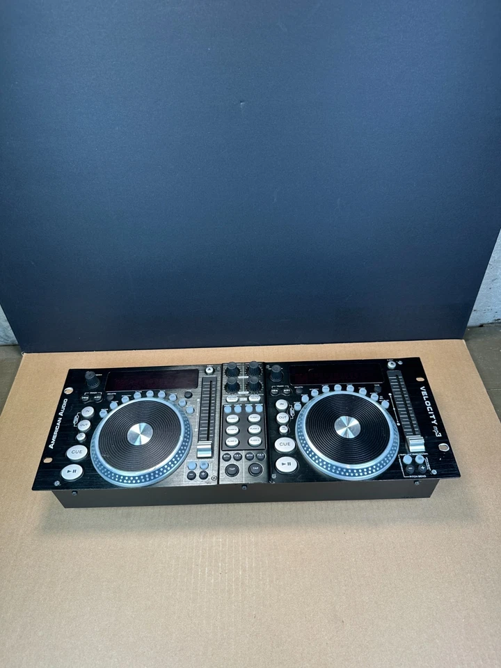 Reproductor de CD American Audio Velocity Dual DJ Funciona ¡¡Envío Rápido!!! Foto 2 de 4