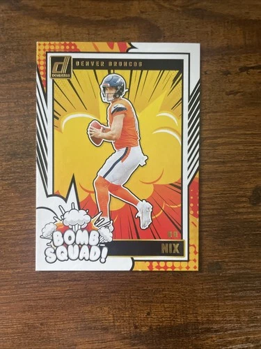 2024 Panini Donruss - Bomb Squad Bo Nix #27 (RC)