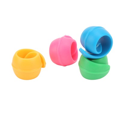 20 Pcs 4 Color Thread Holder Bobbin Fixing Silicone Bobbin Holder Clips