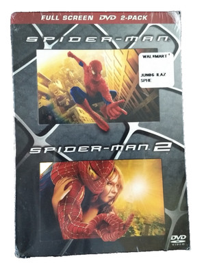 Spider-Man 1 & 2 DVD Marvel 2-Pack Full Screen 2004 2-Disc BRAND NEW SEALED
