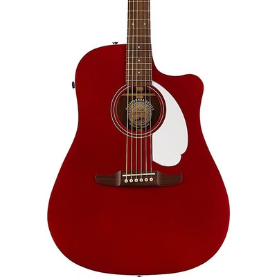 Fender California Redondo Player AcousticElectric Guitar Candy Apple Red