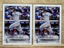 2022 Topps Update Series Rookie Debut - Julio Rodriguez Rc #US97 X2 - Mariners