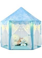 Frozen Princess Tent for Girls, Kids Play Tent with LED Small Snowflake Light...