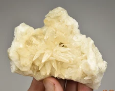 Calcite with Fluorite - Minerva #1 Mine, Hardin Co., Illinois