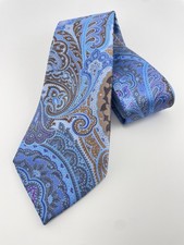 ERMENEGILDO ZEGNA Quindici Silk Tie ITALY Paisley