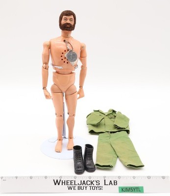 Talking Commander Flocked Brown Hair Beard 12