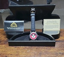 1995 Disney Mickey Mouse Club 40th Anniversary Watch w Wood Box COA New In Box