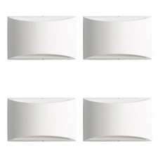 1-4x LED Wall Light Indoor 7W Modern Plaster Warm White Wall Lamp Hallway Sconce