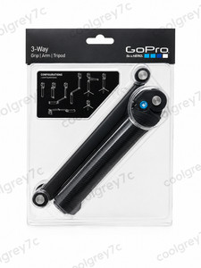 NEW Genuine GoPro 3-Way Grip Arm Tripod AFAEM-001 Extension Mount Selfie Stick
