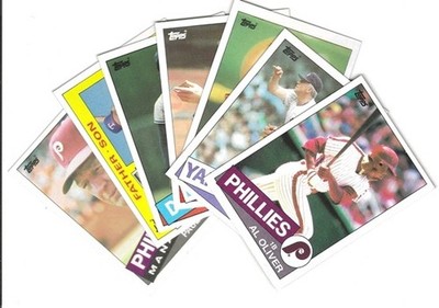 1985 TOPPS BASEBALL CARD SINGLES (265-528)***30¢ EACH / $3.00 MINIMUM***