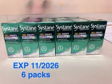 Exp 11/2026 (6)SYSTANE~.33 oz bottle EYE gel LONG LAST Lubricant