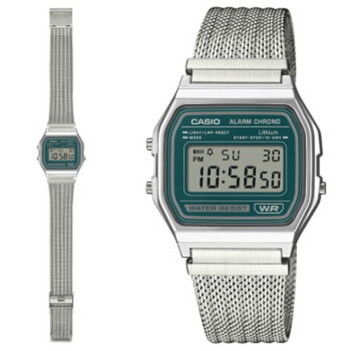 CASIO CLASSIC Series A158WEM-3JF Stainless Band Digital Unisex