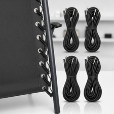 4 Pack Zero Gravity Chair Replacement Cord, Universal Elastic Cords for Recli...