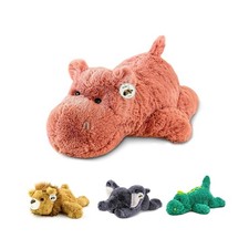16" 2 Pounds Pink Hippo Weighted Stuffed Animals,Sensory Comf... FAST USA SHIP