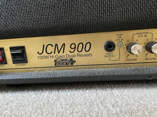 Marshall JCM900 100W Amplifier Head, Hi Gain Dual Reverb, Model 4100 - Picture 4 of 5