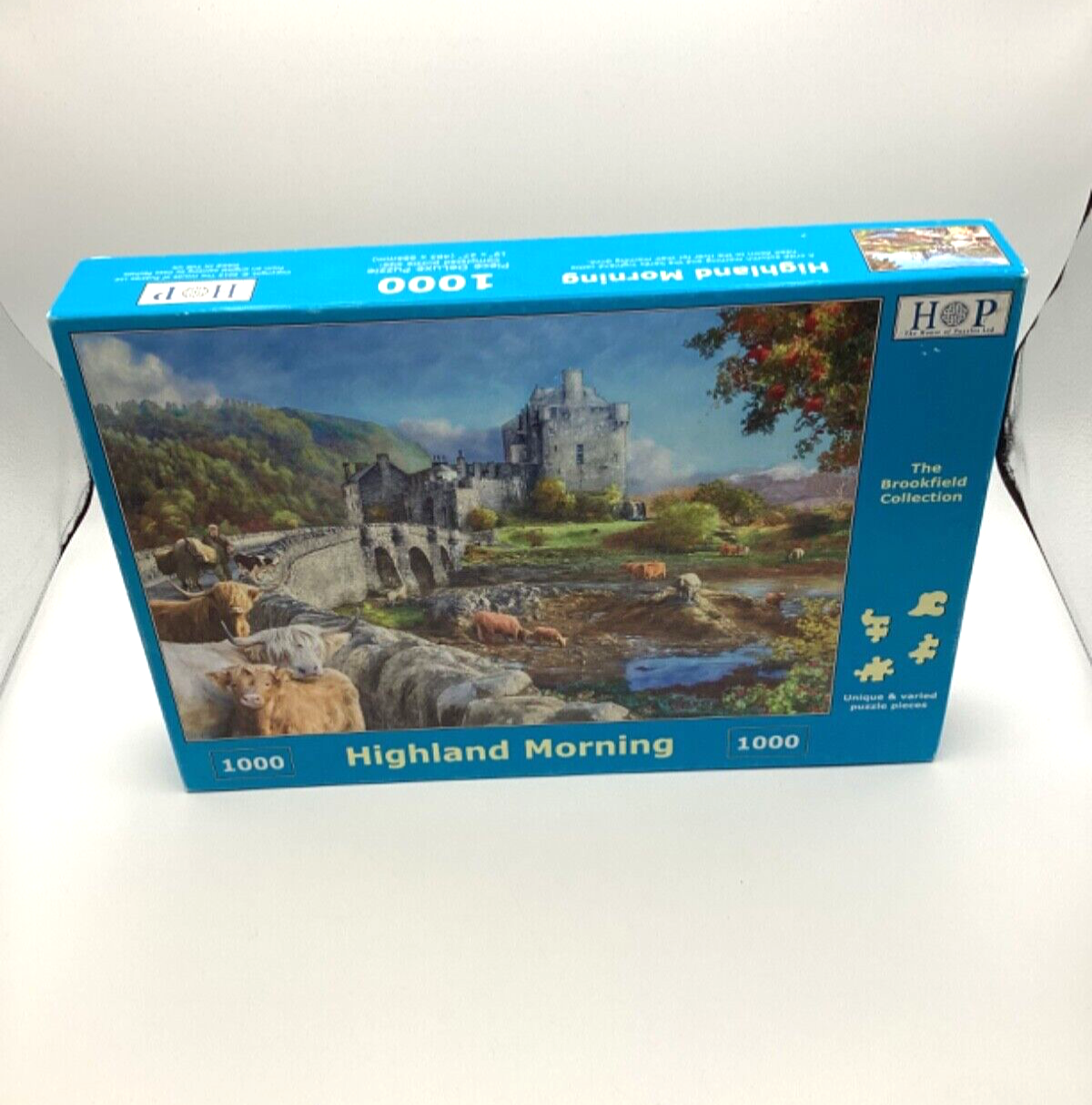 Hop House Of Puzzles Highland Morning 1000 Piece Jigsaw Puzzle Used Complete