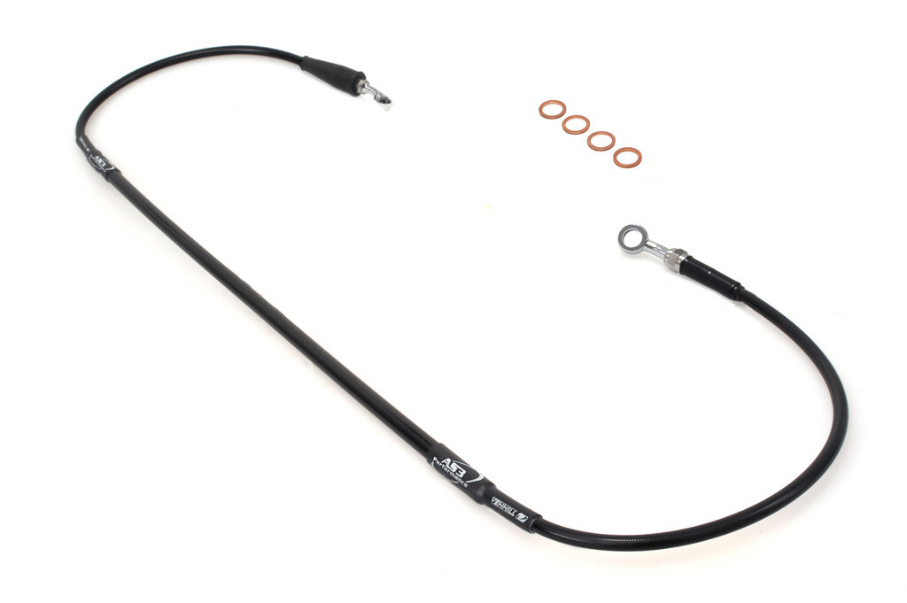 AS3 VENHILL FRONT BRAKE LINE HOSE for KAWASAKI KX 80 1986-1996 KX 100 1989-1991