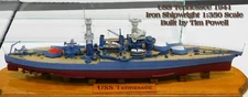 1/350 ISW 4112  USS Tennessee -1941 Pearl Harbor Fit Resin & PE Brass Model Kit 