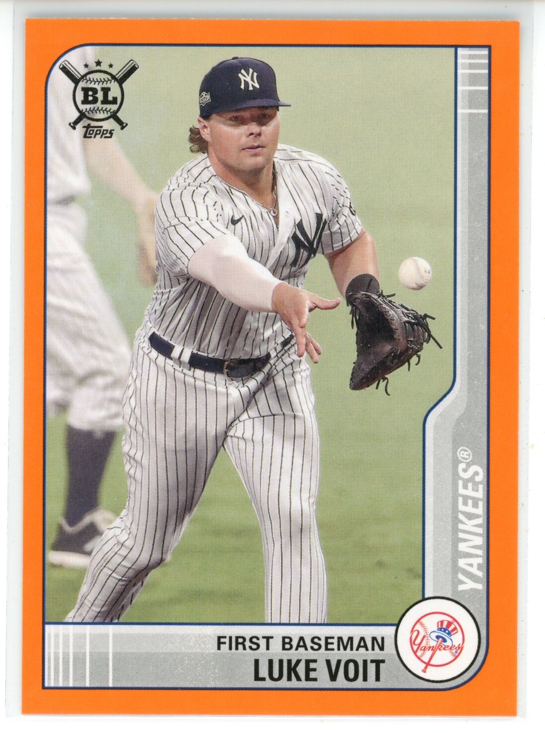 2021 Topps Big League Baseball Orange #239 Luke Voit (Yankees)