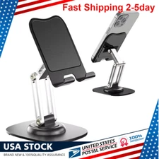 For iPad iPhone Kindle Tablet Adjustable Cell Phone Stand Holder Desk Dock Mount