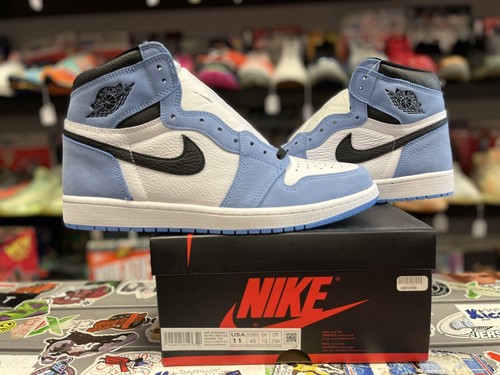 New Air Jordan 1 High University Blue 2021 Size 11 Rare Retro Authentic  Trainer | eBay