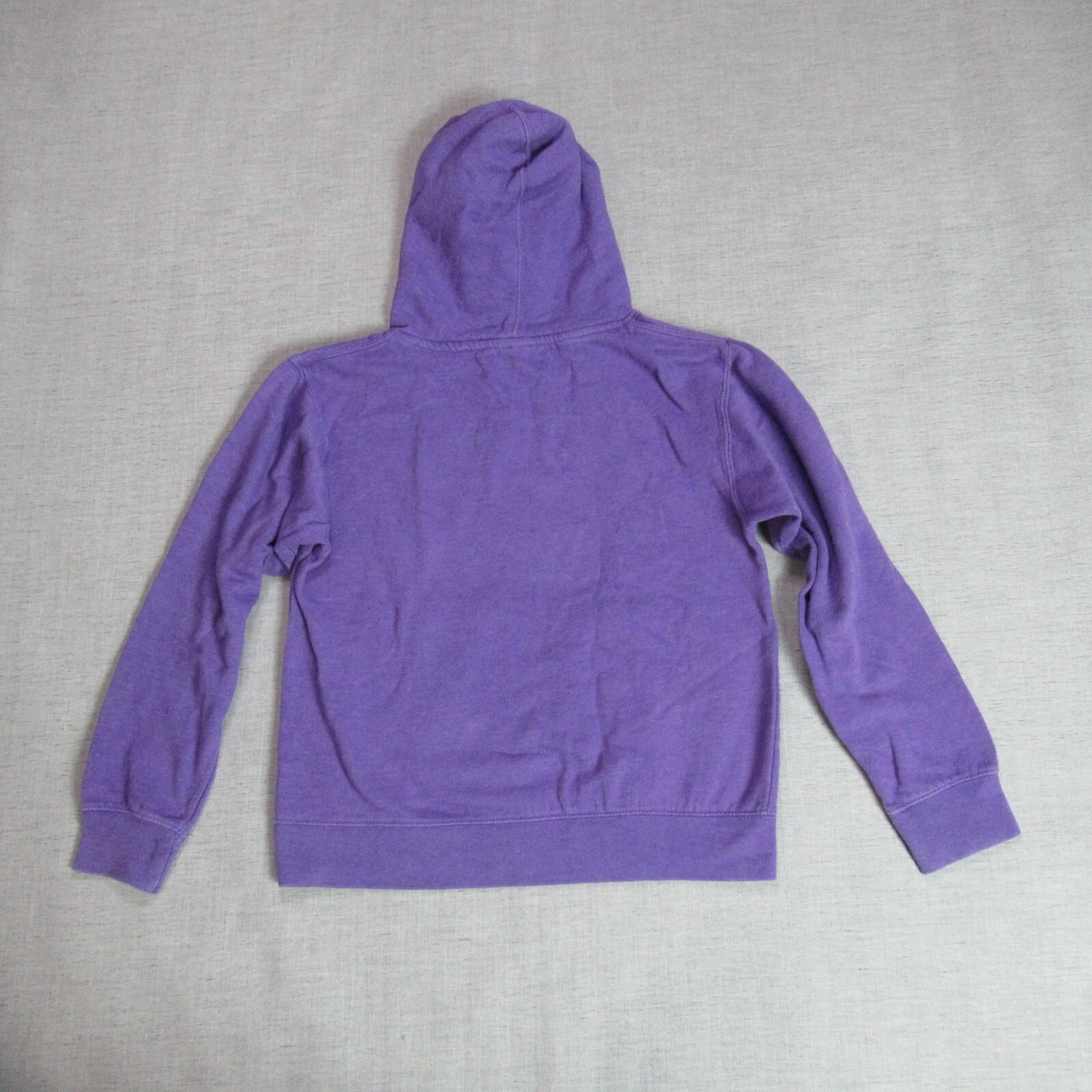 VETEMENTS Felpa con cappuccio Chicago ragazza taglia grande viola unicorno power pullover