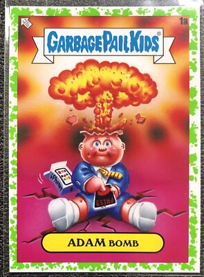 Topps Garbage Pail Kids 2020 35th Anniversary Parallel Stickers Green Yellow 