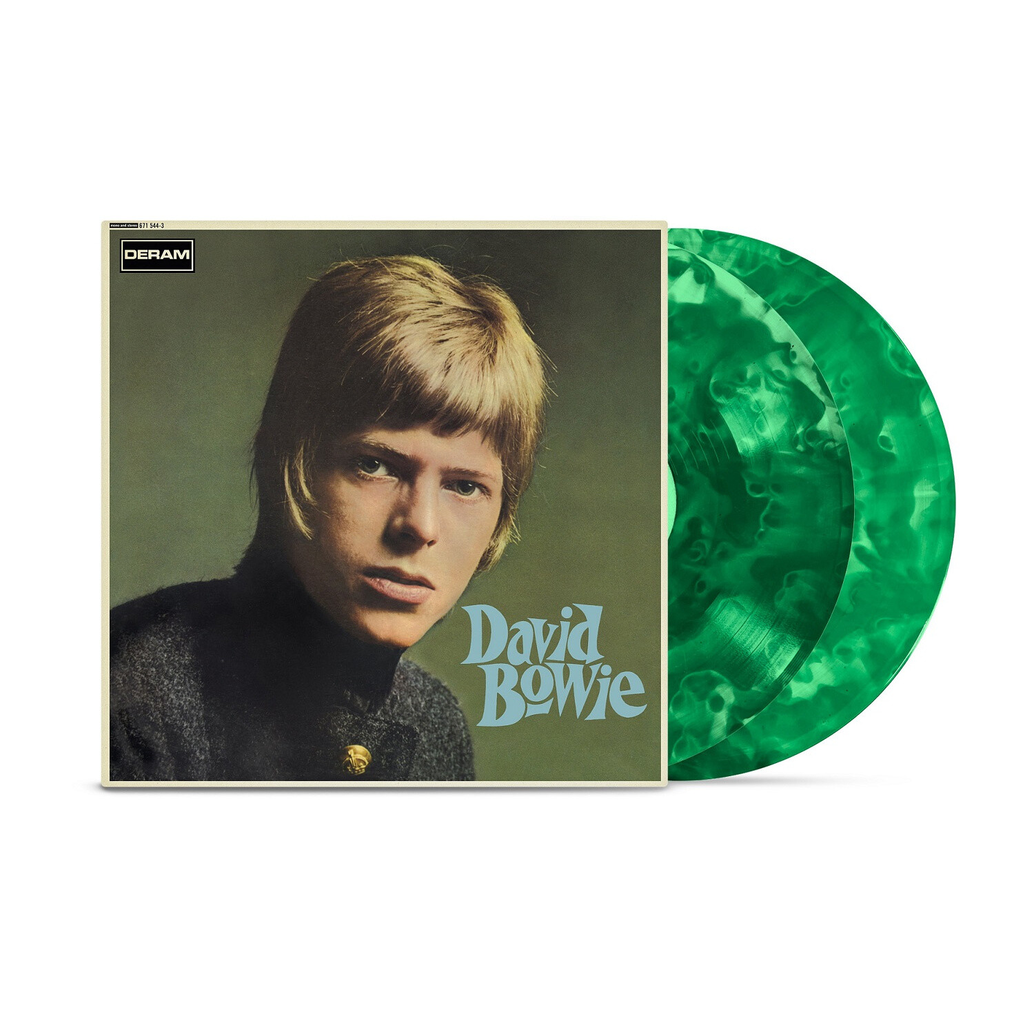 David Bowie - 2 LP Green & White Marble Vinyl - Indie Exclusive Ltd. Ed.