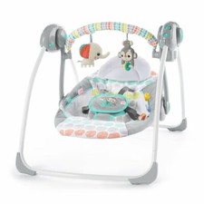 Bright Starts Whimsical Wild Portable Baby Boy Girl Swing Newborn to 9 Months