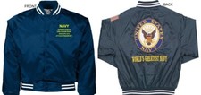 USS MOUNTRAIL  APA/LPA-213 *AT*EMBROIDERED SATIN JACKET OFFICIALLY LICENSED