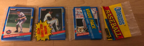 1991 Donruss Pack Dave Magadan Mets + TWO Pirates: Bob Patterson & Bobby Bonilla