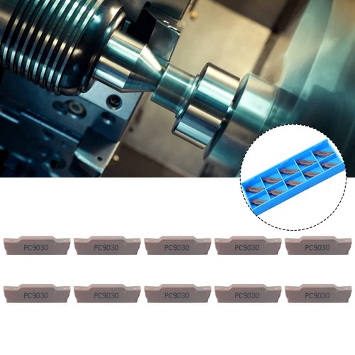 Achieve Superior Results with 10PCS MGMN300M PC9030 Inserts for Grooving Cutoff - Picture 6 of 16