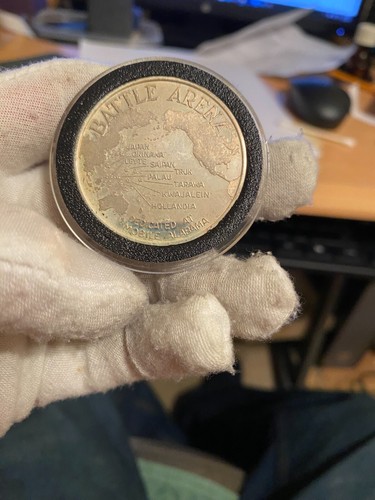 Acorazado USS Alabama Segunda Guerra Mundial oz plata 999 dedicado en móvil, Al. - Imagen 2 de 4