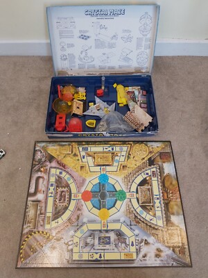 Vintage 1991 MB Crystal Maze Brettspiel - gebraucht - sieht vollständig aus aber unsicher
