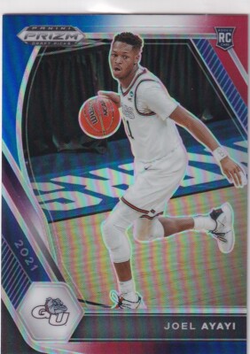 2021-22 PRIZMS RED WHITE BLUE JOEL AYIYI LOS ANGELES CLIPPERS ROOKIE NK817