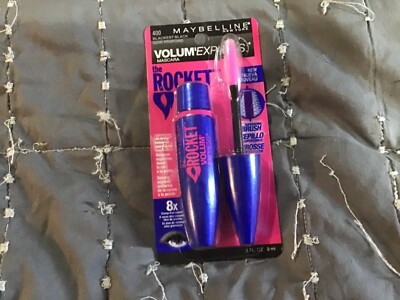 Maybelline Volum'Express The Rocket Mascara – Volumen In Raketenzeit, Wasserfest, Blackest Black