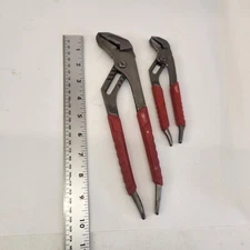 Milwaukee 48-22-6330 6" & 10" Comfort Grip Straight Jaw Pliers Set