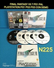 FINAL FANTASY VII 7 PS1 PAL PLAYSTATION PS1 PS3 PS3 CON DEMO CON LIBRETTO 