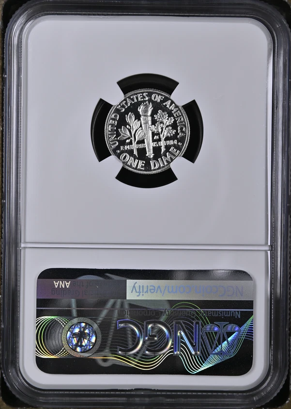 :1963-P 1OC FRANK ROOSEVELT-DIME NGC PROOF PF 69 CAMEO LOW POP R3 HIGHEST GRADES - Image 2 of 2