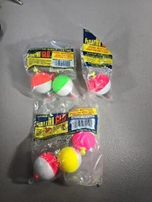 Vintage 6 New in Package FloatHI GLO EASYON-OFF SLOTTED FLOAT Bobber Stop Knots