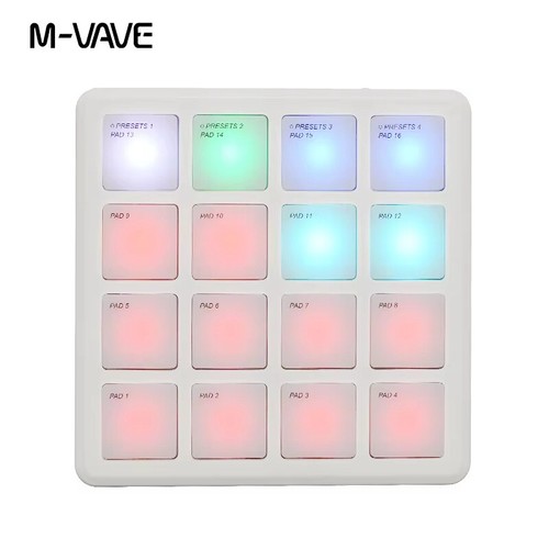 M-VAVE SMC-PAD POKET Wireless MIDI Controller Portable for Percussion Keyboards - Picture 4 of 12