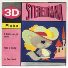 Puss in Boots View-Master StereoRama 2 Reel Packet Puppets