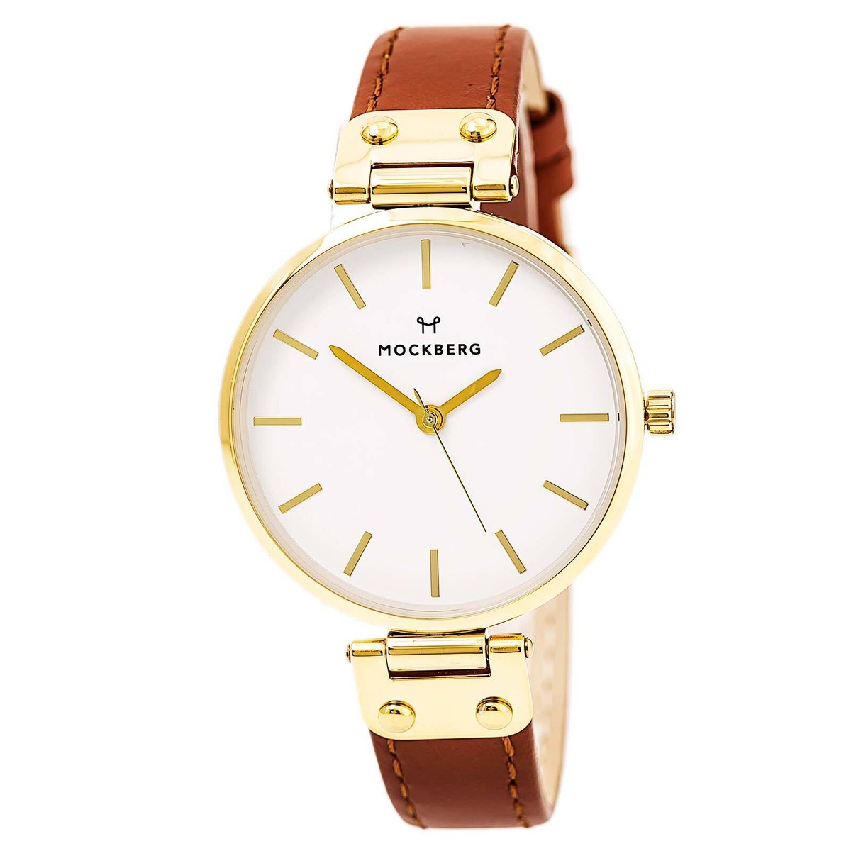 Montre à Quartz Mockberg MO508 Femme - Cadran Rosé-gold, Bracelet Acier Inoxydable Mesh - Neuf Avec étiquettes