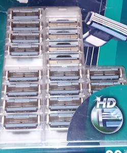 BRAND NEW Pack of 20 Gillette Mach3 HD High Definition Blades Refills 2012