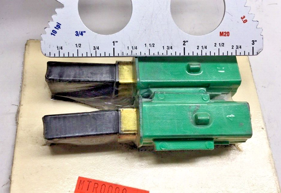 Brush 2点セット Brush 333925 Green Carbon Brush Set Vacuum (Pack of 2) Ref