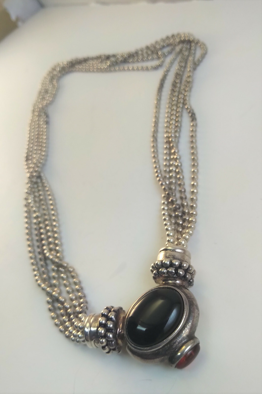 STERLING SILVER MULTI STRAND INTERCHANGEABLE LADI… - image 2