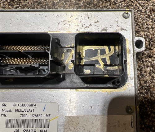 MAZDA 2007 CX9 750A-12A650-MF ENGINE COMPUTER MODULE ECU ECM PCM - Picture 4 of 12